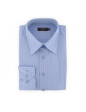 Torrente - Chemise Bleu Rayures Blanches