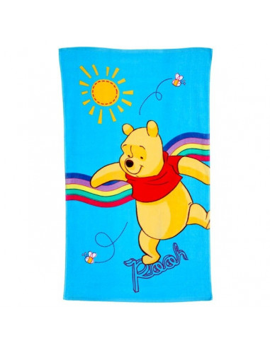 P07 Faro Winnie the Pooh Beach Towel multicoloured 140 x 70 cm Cotton