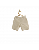 PIROULI - Bermuda Shorts Gatien plain cream